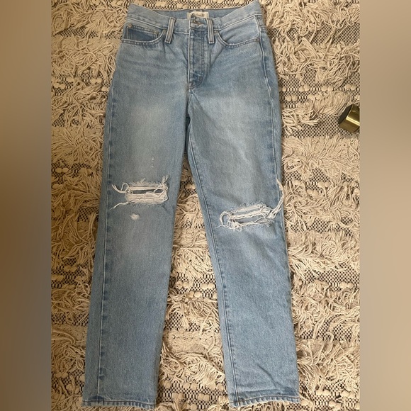 NWOT Madewell Classic Straight Jeans - Picture 1 of 3